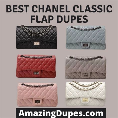 chanel canvas bag dupe|best chanel look alike bags.